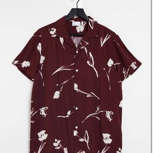 Viscose collar shirt